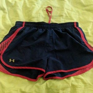 Underarmour shorts blue and purple